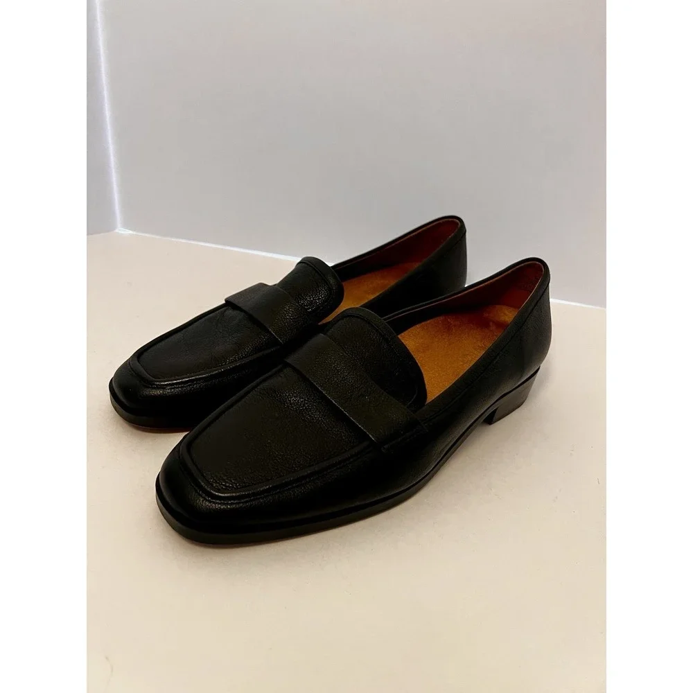 VIONIC Men's Size 11 Shoes Loafers Slip Ons SELLAH II Black EU 42 Leather
